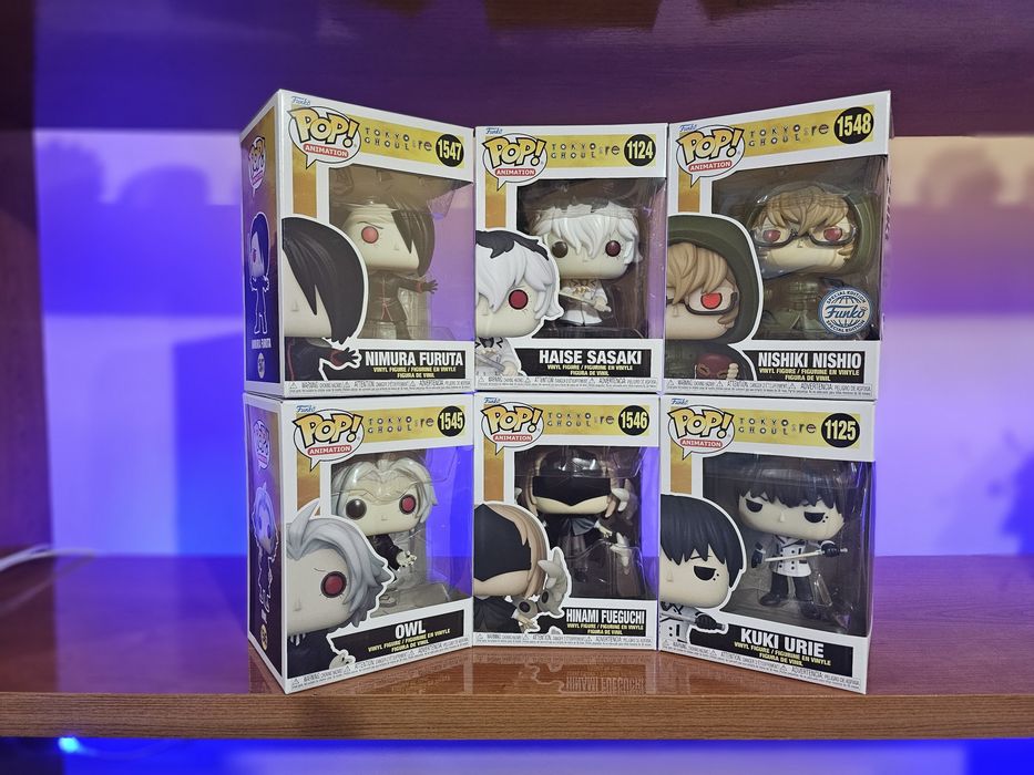 Фънко поп / Funko Pop и Manga / Манга на Tokyo Ghoul, Attack on Titan,  My Hero Academia, Hunter X Hunter и Jujutsu Kaisen