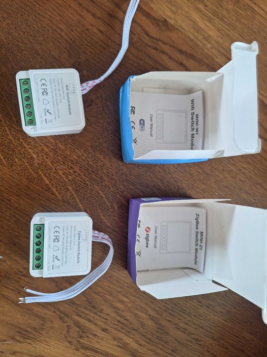 Смарт/умен дом Tuya Wifi/Zigbee 16A Mini Smart Switch 3ch- 2 варианта!