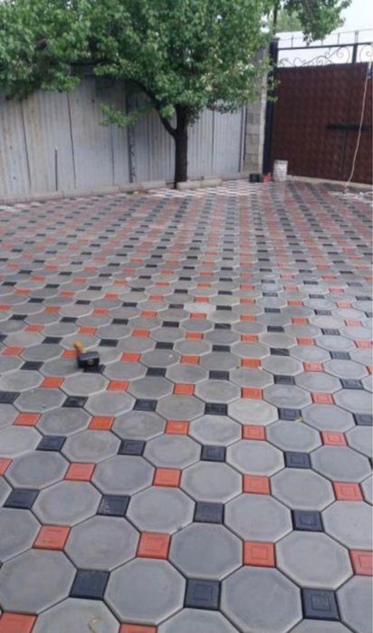 Укладка брусчатки