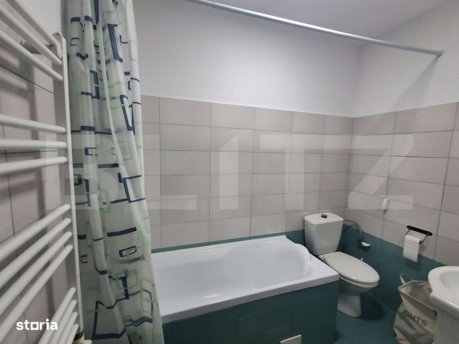 Apartament cu 1 camera, 34 mp + curte propie 28 mp, zona Rediu
