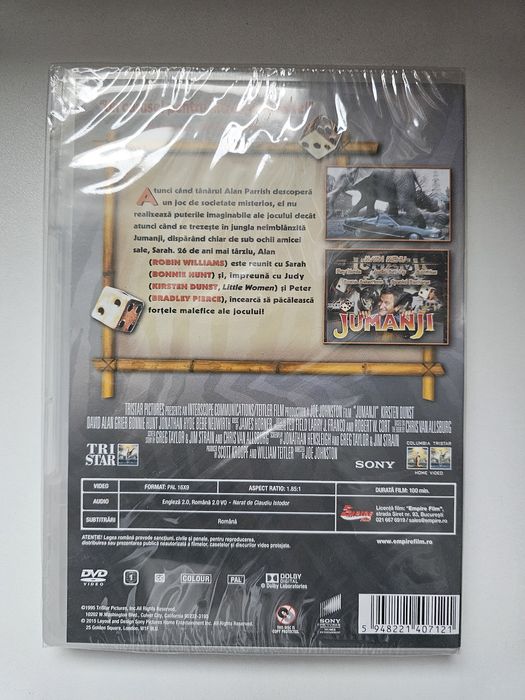 DVD Jumanji, sigilat