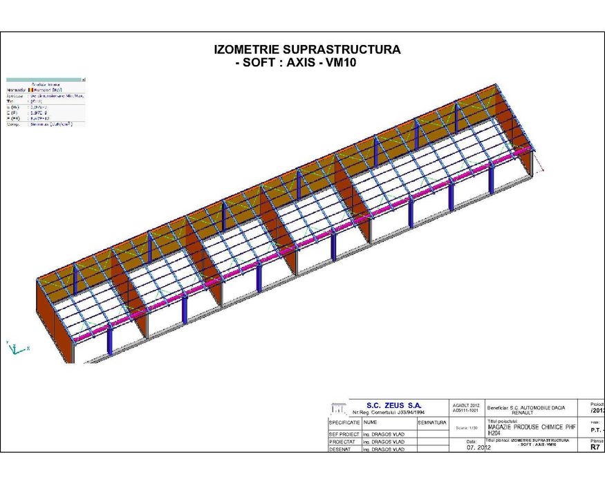 Inginer Structurist Verifica Stabilitatea si Rezistenta Constructiilor, la tarif 0,80 euro/mp