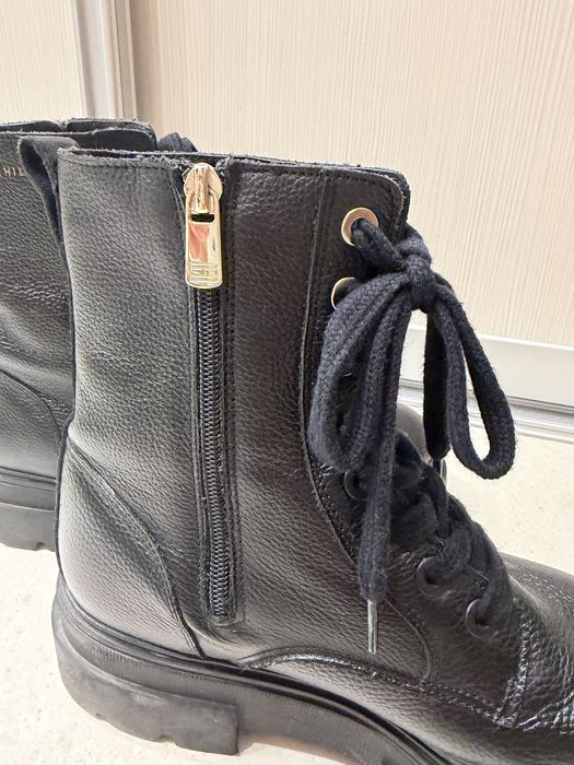 Кожени женски боти Tommy Hilfiger-40номер