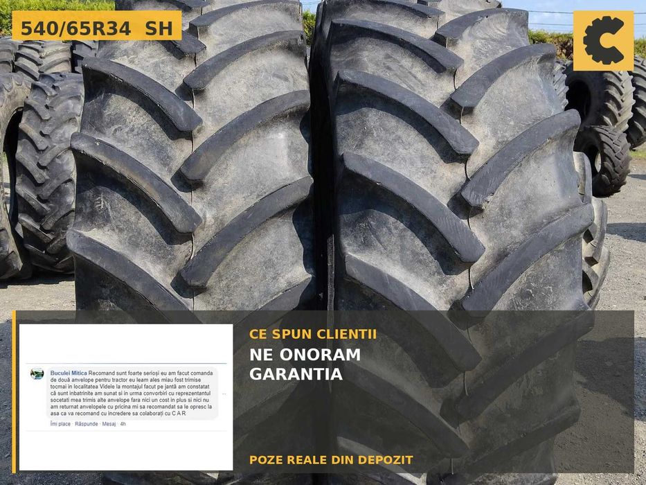 Cauciucuri 540/65R34 Continental Anvelope Tractor PERECHE SH REDUS