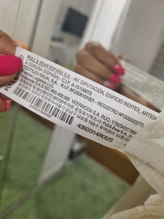 Уникална бяла плетена рокля