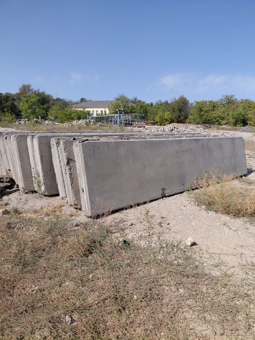 Фудаментные блок новые, Стеновые плиты, ребристые 3×6;3×12 м,плиты пер