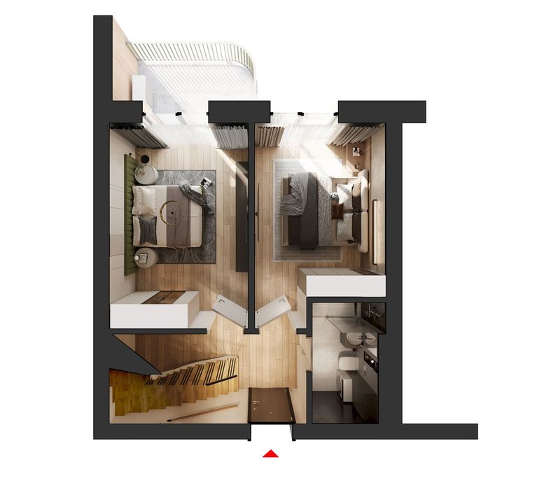 HILS Sunrise Duplex cu 3 camere tip 2