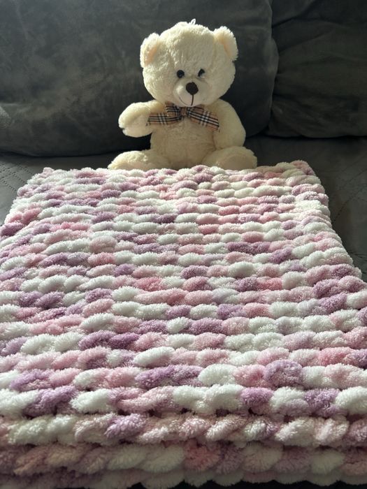 Ръчно плетено бебешко/детско одеяло