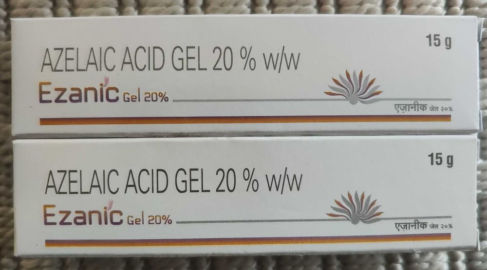 Acid Azelaic Gel 20 %  15 GR Melasma ,Pete