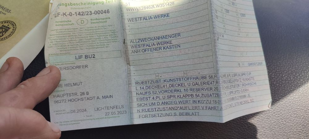 Vând remorcă auto