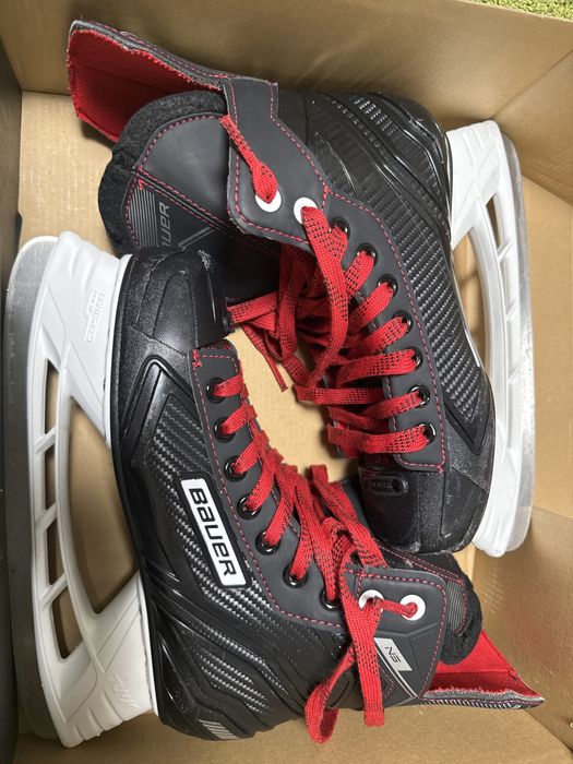 Коньки BAUER 38.5 красно-черные