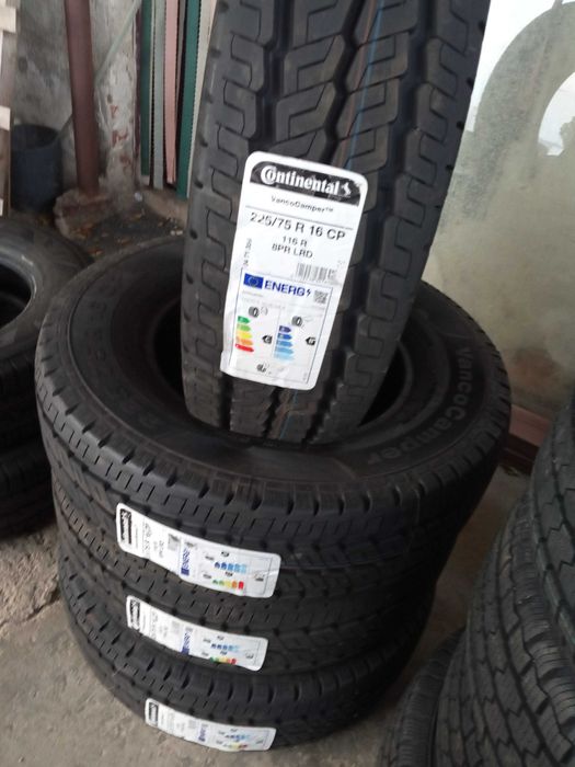 4 Нови гуми за кемпер 225/75R16CP Continental VancoCamper 116R DOT4423