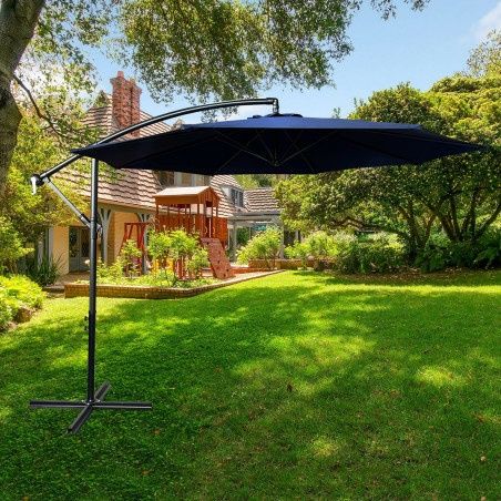 Umbrela de gradina cu suport 300cm