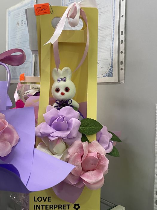 Цветы из мыла. Букет