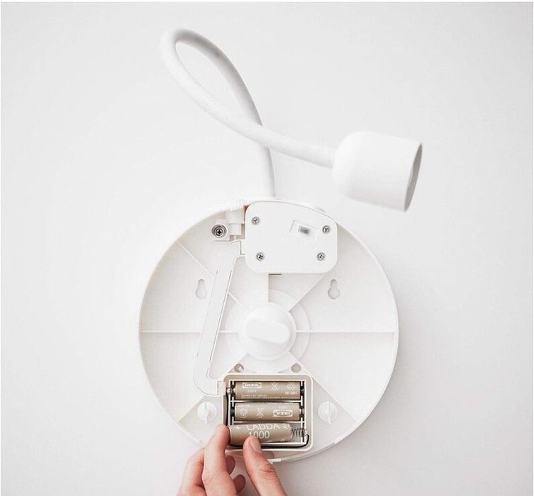 NOU Oglinda rotunda LED IKEA Blavik