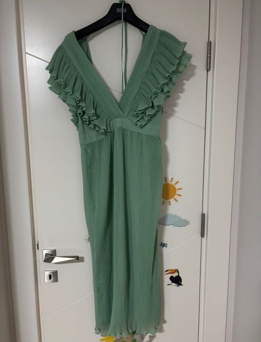 Нова с етикет TOPSHOP дамска дълга рокля - размер EUR-36/UK-8