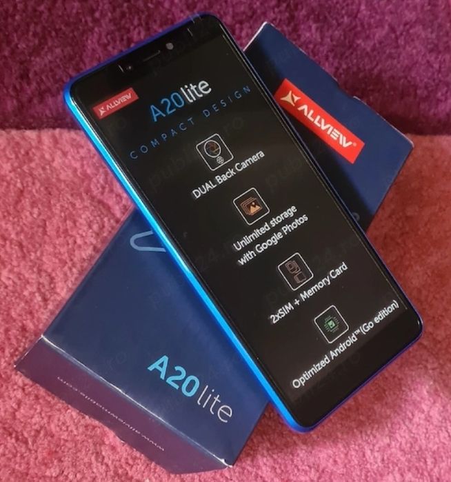 Allview A20 Blue NOU în cutie, Dual Sim
