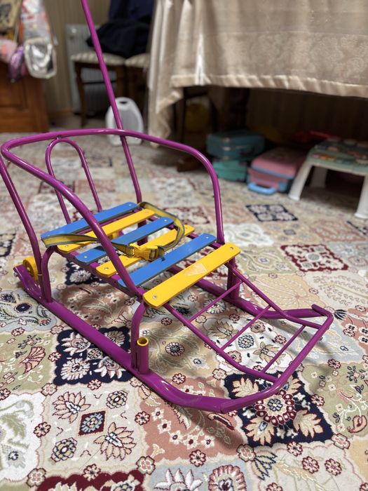 Санки с колесиками