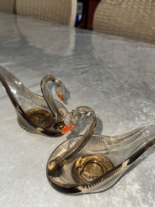 Подсвечники Лебеди для свечей