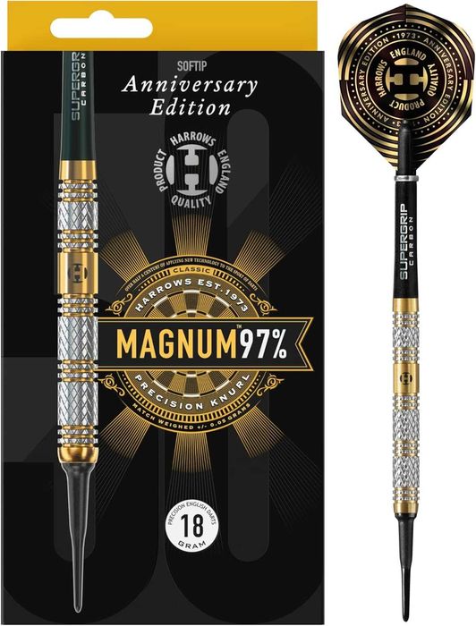 Sageti profesionale darts MAGNUM 97%,editie aniversara,sigilat