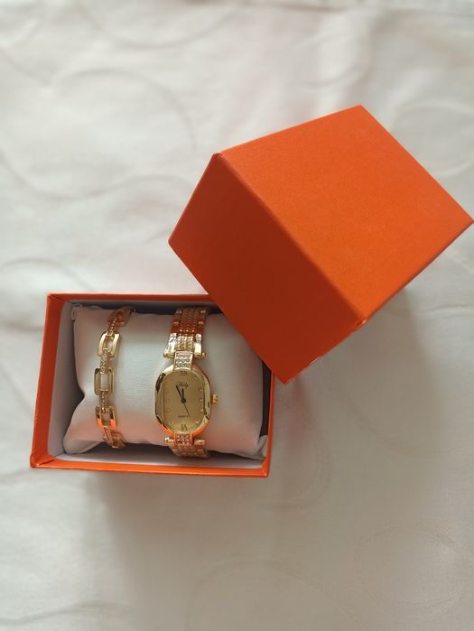 Set ceas-bratara fete/femei elegant, la moda