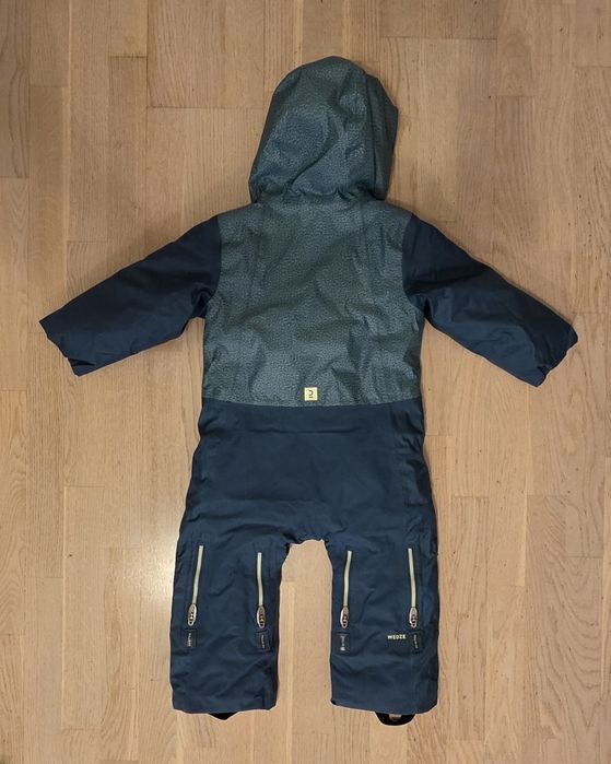 Costum călduros și impermeabil Schi 900 Warm Pnf Turcoaz Bebe