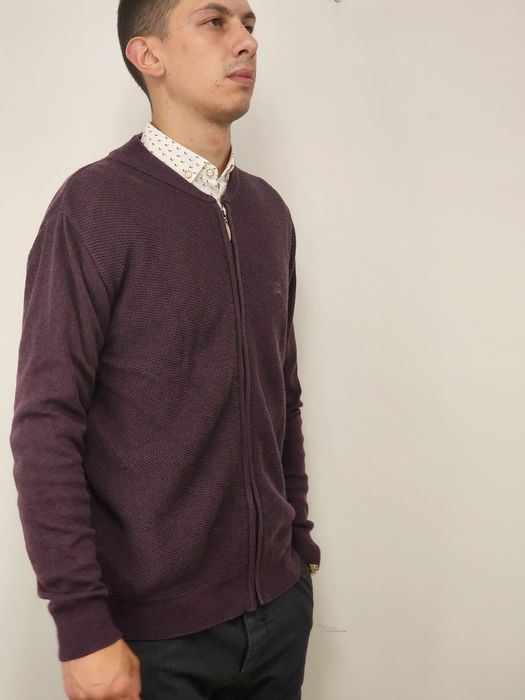 Пуловер с цип, за над риза.