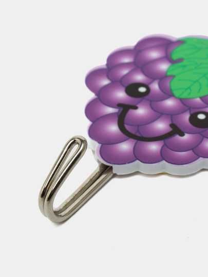 Крючки декоративные, пластиковые, самоклея-ся, для детей и кухни, 2 шт