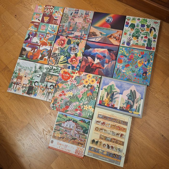 Колекция пъзели 500, 1000, 300 части