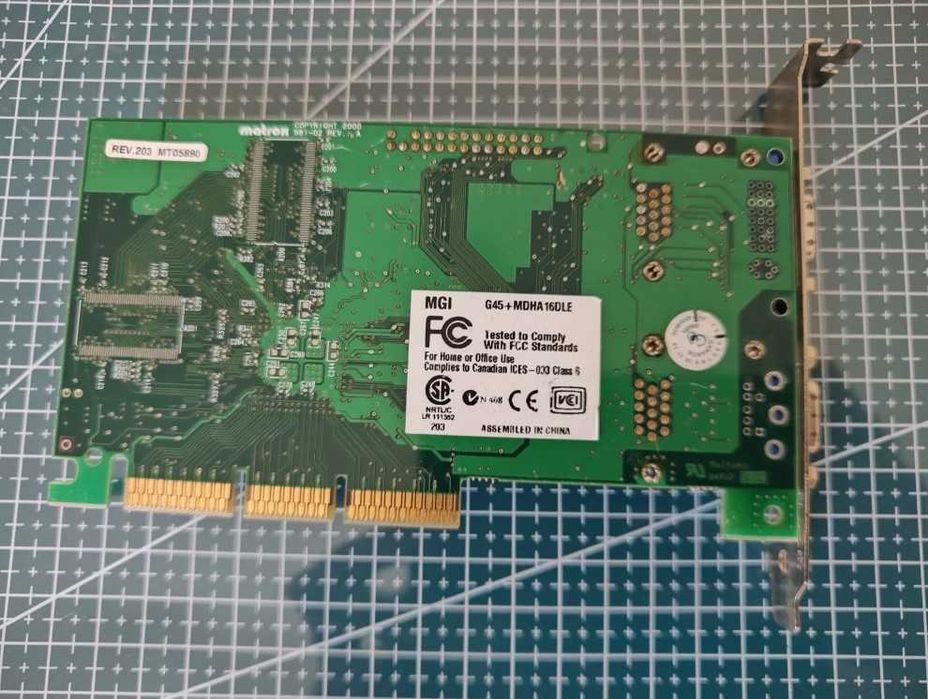 Placa video Matrox Millennium G450 Dual head