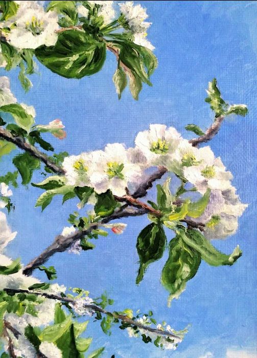 мастер класс живопись холст 30 х40 см