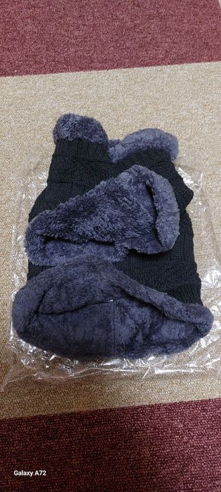 Set căciulă guler blană unisex