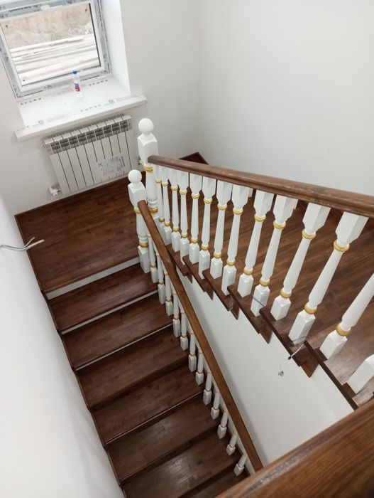 Лестница установка изготовление