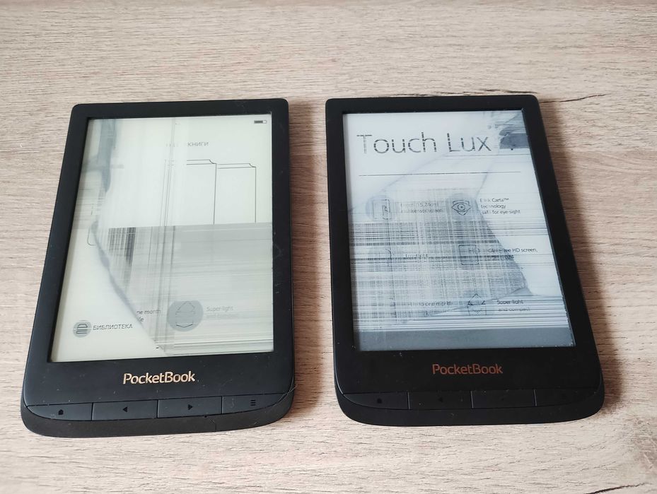 2 броя PocketBook Touch Lux 4 PB627 електронна книга