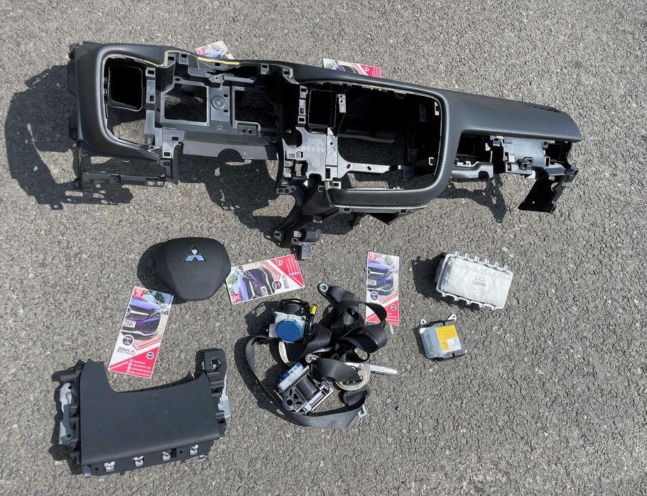 mitsubishi outlander 2013 / 2019 kit airbag volan plansa bord centuri