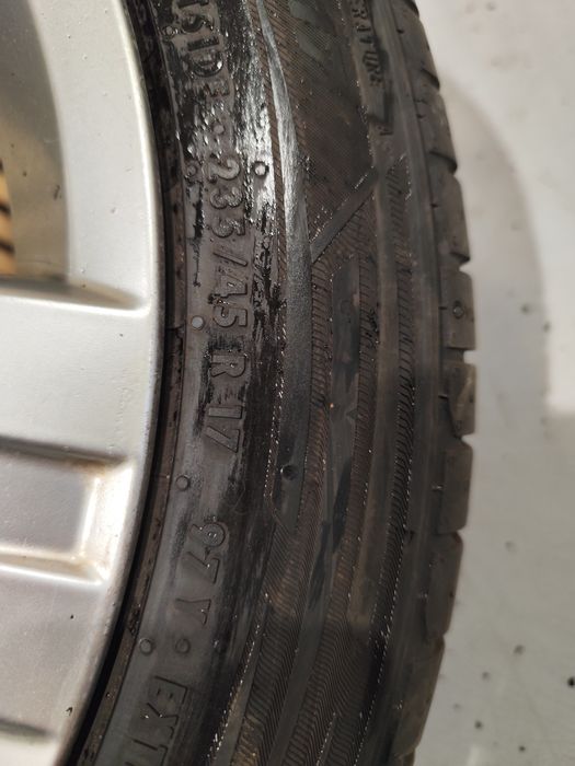 Set jante aliaj R17 Vw Audi Skoda Seat 5x112 anvelope vara