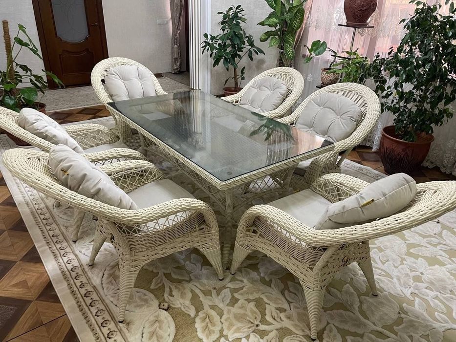 Садовая мебел. Stol stullar