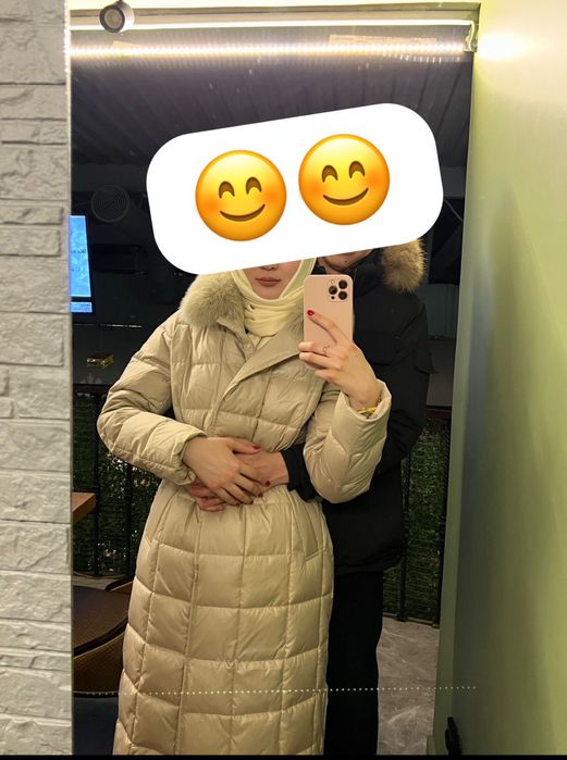 Пуховик стеганный М размер