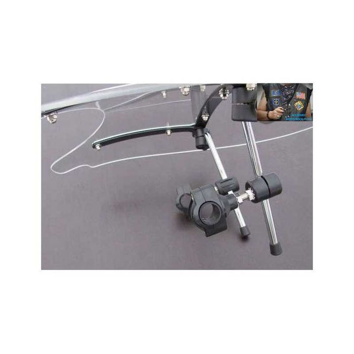 Parbriz/deflector moto universal chopper/cruiser/bobber varianta Large