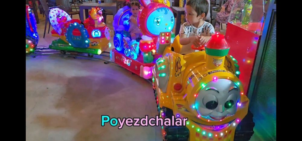 Батут болажонлар учун 6×12 ва поедча