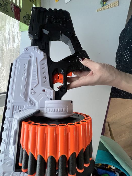 Бластер с барабаном, автоматический