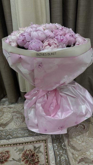 Цветы пионы 35 шт