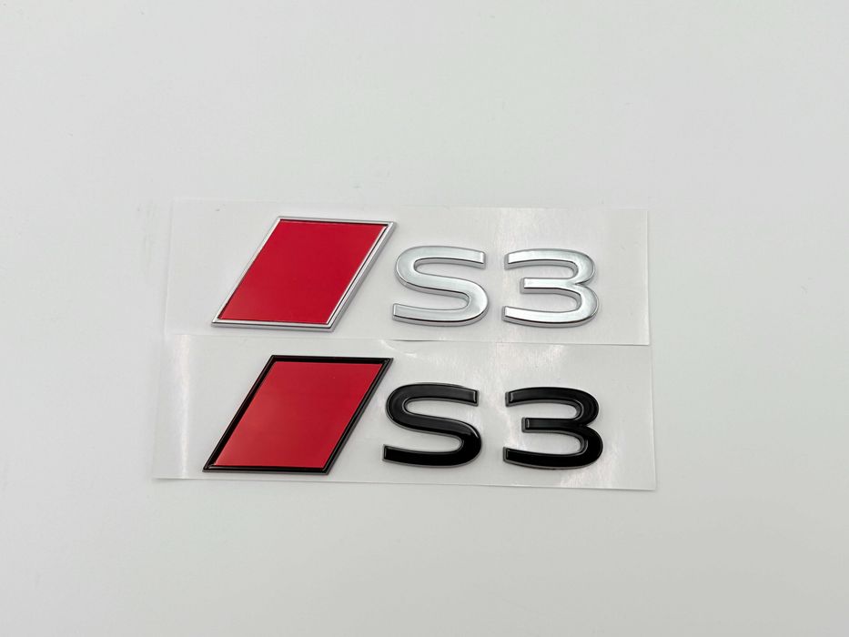 Emblema AUDI S3 spate negru NOU