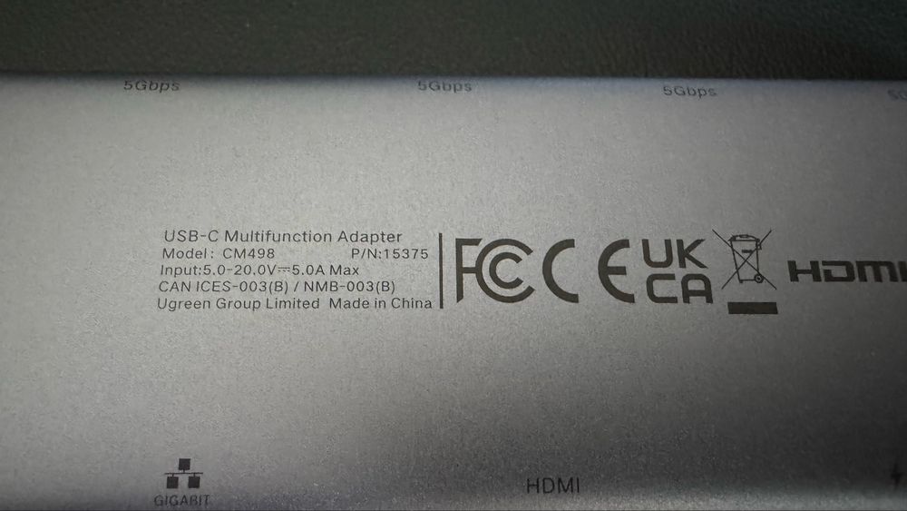 Док-станция Ugreen CM498