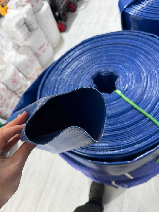 Резина шланг /Рукава (шланги) плоские ПВХ/ PVC Lay Flat Hose для полив