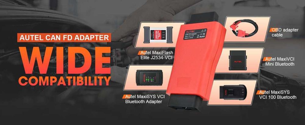 Autel CAN FD адаптер за диагностика на автомобили с CAN FD протокол