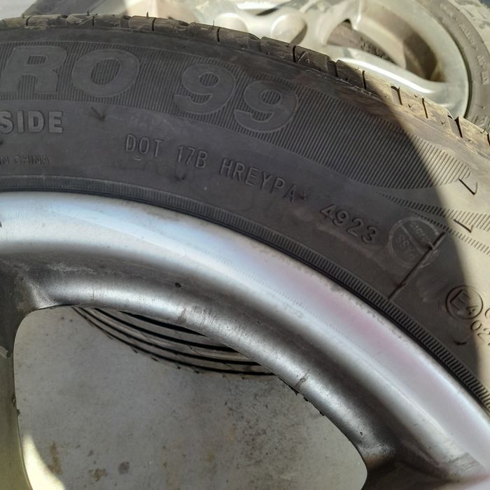 Jante aluminiu echipate