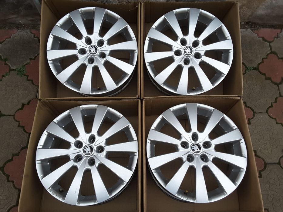 jante aliaj 17; 5x112;  Skoda Kodiaq, Karoq, Superb, Octavia Scout