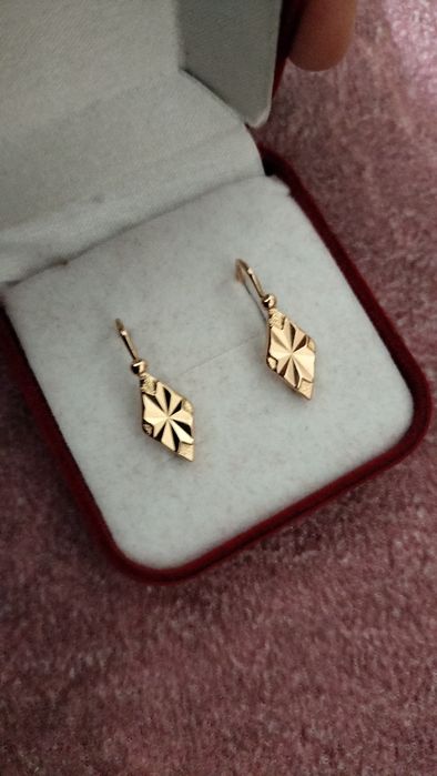 Советские серьги 583 пробы