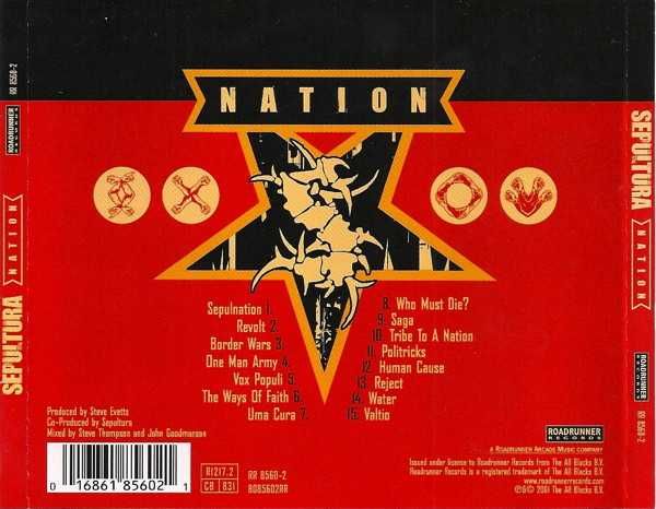 CD Sepultura - Nation 2001